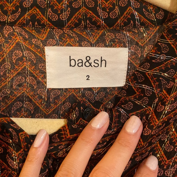 Ba&sh Wize Top noir size 2 (medium). - Picture 2 of 6